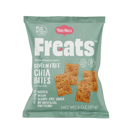 FREATS Gluten Free Chia Bites with Sea Salt