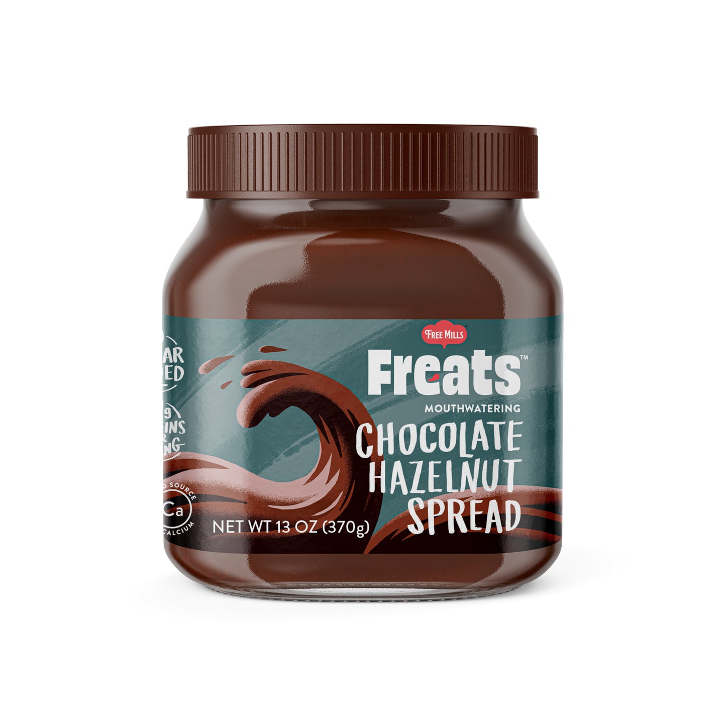 FREATS Chocolate Hazelnut Spread, No Sugar Added